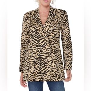 Good American Animal Print Blazer / Jacket